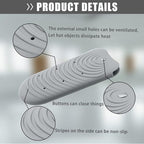 Heat Insulating Silicone Mat Pouch for Hair Styling Tools, Curling & Flat Irons Anti-Slip Travel Cover, Small Portable Straightener Pad for Curler Wands Storage, Hot Waver (Grey)
