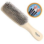 Giorgio GIO1IVY - GIO2IVY Ivory Gentle Touch Detangler Hair Brush for Men Women and Kids. Soft Bristles for Sensitive Scalp. Wet and Dry for all Hair Types. Scalp Massager Brush