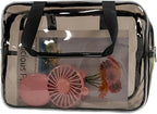 Travel Clear Waterproof PVC Bag, Toiletry Carry Pouch Makeup Artist Bag by ONEART