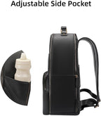 Camera Backpack Classic PU Leather - Image 7