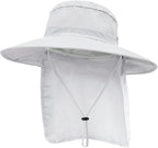 Outdoor Sun Hats with Stowable Neck Flap by Ruqizhi