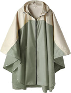 SaphiRose Unisex Rain Poncho Hooded Waterproof Raincoat by SaphiRose