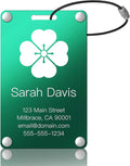 Personalized Luggage Tags: Custom Metal Luggage Tags by Kcule