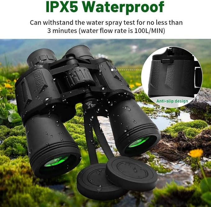 Binoculars for Adults 20x50 High Power Low Light Waterproof HD Compact - Image 2