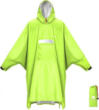 ANYOO Hooded Rain Poncho for Adults Waterproof Lightweight Rain Coat for Men by Anyoo