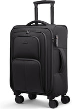 LOVEVOOK Carry On Luggage 22x14x9 Airline Approved, 22 Inch Softside Suitcases by LOVEVOOK