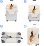 Luggage Cover Washable Suitcase Protector Anti-scratch Suitcase cover Fits - Image 4