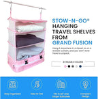 Grand Fusion Stow-N-Go Travel Luggage Organizer – Portable Hanging Travel - Image 8