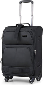 Hanke 20 Inch Softside Expandable Carry On Luggage by Hanke