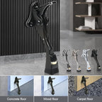 2 Packs Heavy Duty Kickdown Door Stopper, One Touch Adjustable Kickdown Door - Image 4