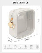 LETGO Small Makeup Bags for Purse-Mini Clear Toiletry Bag, Travel Size - Image 2