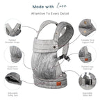 Baby Carrier for Newborn to Toddler, 7-35 lbs Weight Capacity, Ergonomic - Image 5