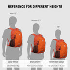 SKYSPER Small Hiking Backpack, 20L Lightweight Travel Backpacks Hiking Daypack - Image 7