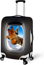 Giraffe Funny Travel Luggage Cover Anti-scratch Dust-Proof Baggage Suitcase - Image 2