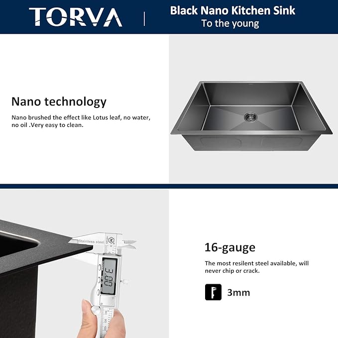 TORVA 30 x 18 Inch Black Ceramic Coating - Image 7