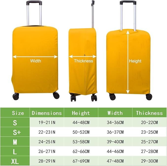 PATIKIL Luggage Cover, Suitcases Covers Elastic Carry on Cover Protector - Image 2