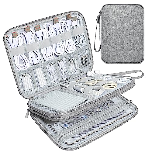 Electronics Organizer Travel (Dary Grey)