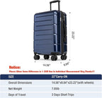 KYME Carry On Luggage 22x14x9 Airline Approved - Image 7