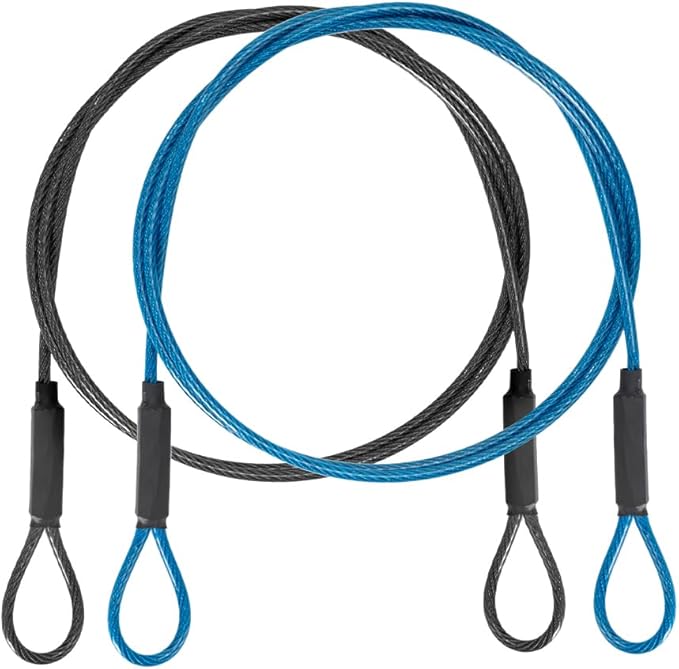 3.3mm Outdoor Travel Stainless Steel Security Cable-3ft Luggage Lock Safety by MiMetty
