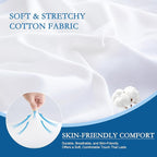 YOUR MOON Memory Foam Travel Pillow, Pure Cotton Cover, Compressible Camping - Image 5