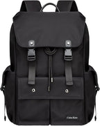 Black backpack for men, 16 inch laptop backpack - Image 9