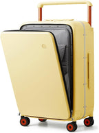 mixi Checked Luggage Wide Handle Luxury Design Rolling Travel Suitcase PC by MIXI