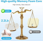 Seat Cushion, Office Chair Memory Cushion, Ergonomic Design, Relieve Sciatica - Image 4