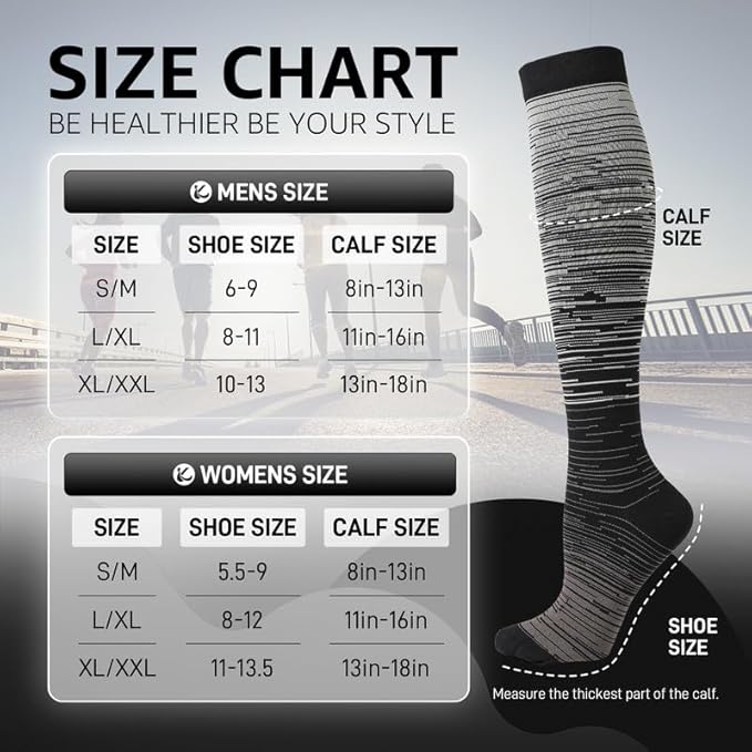 Kickticks 4 Pairs Compression Socks - Image 6