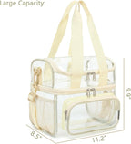 FlowFly Double Layer Cooler Insulated Lunch Bag Adult Lunch Box Large Tote Bag - Image 3