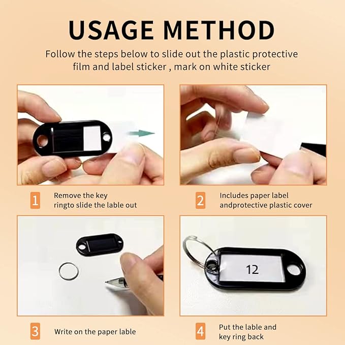 Sdstone Portable Zippered Key Organizer, Fireproof and Waterproof Key Binder - Image 6