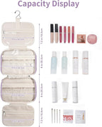 Narwey Hanging Toiletry Bag for Women Travel Makeup Bag Organizer Toiletries - Image 3