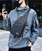 Waterproof Sling Bags Mens Shoulder Crossbody Backpack - Image 2
