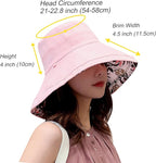 Women Wide Brim Sun Hats Metal Wired Edge Summer UV Protection Beach Fishing Hat - Image 3