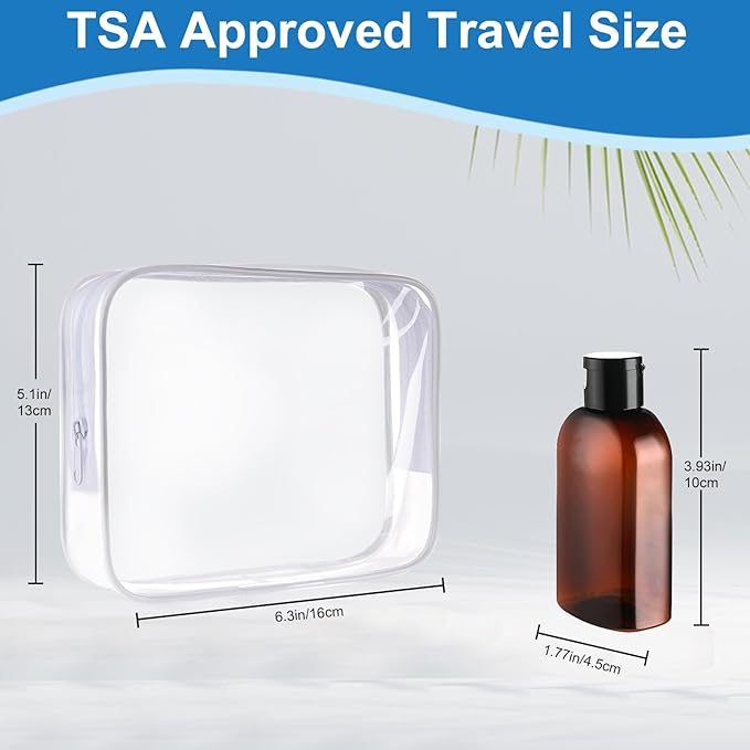 Cosywell Travel Size Containers Travel Shampoo Bottles 4pcs 3.4oz TSA Approved - Image 2