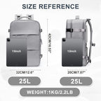 coowoz Travel Backpack For Women Men, Carry On Backpack, Hiking Backpack - Image 3