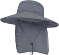 Outdoor Sun Hats with Stowable Neck Flap by Ruqizhi