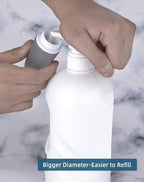 Silicone Travel Bottles for Toiletries TSA Approved Travel Size Containers Set - Image 5
