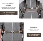 MOUNTAINTOP 40L Hiking Backpack Lightweight Travel Backpack - Image 3