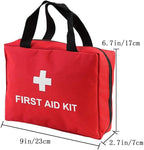 AOUTACC 2 Pack Nylon First Aid Empty Kit, Compact and Lightweight First Aid Bag - Image 2