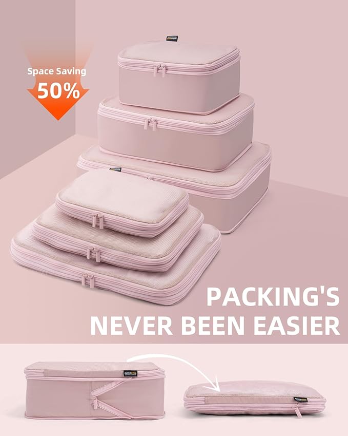 6 Set Compression Packing Cubes - Image 2