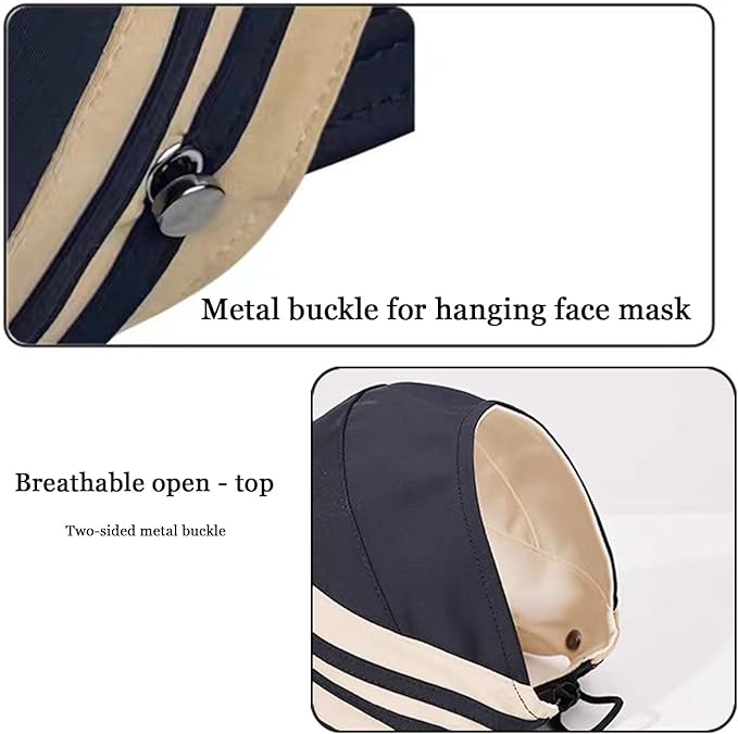 Sun Hats for Womens Wide Brim UV Protection Fishing Hats Packable Reversible - Image 3