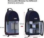 MOSISO Camera Sling Bag, DSLR/SLR/Mirrorless Camera Backpack Case Shockproof - Image 5