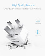 BESTEK European Travel Plug Adapter Set, Grounded Universal Power Plug Adapter - Image 4