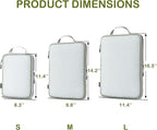 Cipway Mesh Compression Packing Cubes, Ultralight See Through Luggage Organizer - Image 5