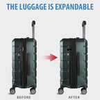 KROSER Hardside Expandable Carry On Luggage - Image 5
