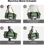 Waterproof Motorcycle Duffel Bag Roll Top Dry Duffel Bag - Image 5