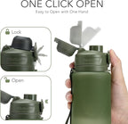 TakeToday Collapsible Water Bottles 32oz, Foldable Travel Water Bottle - Image 4