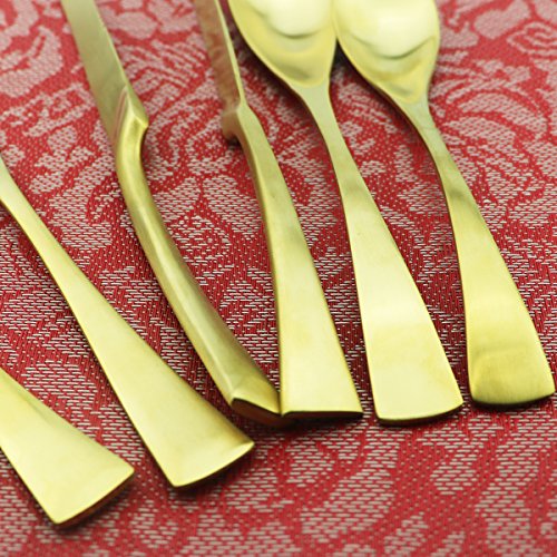 24 Piece Flatware Set (4 / Gold)