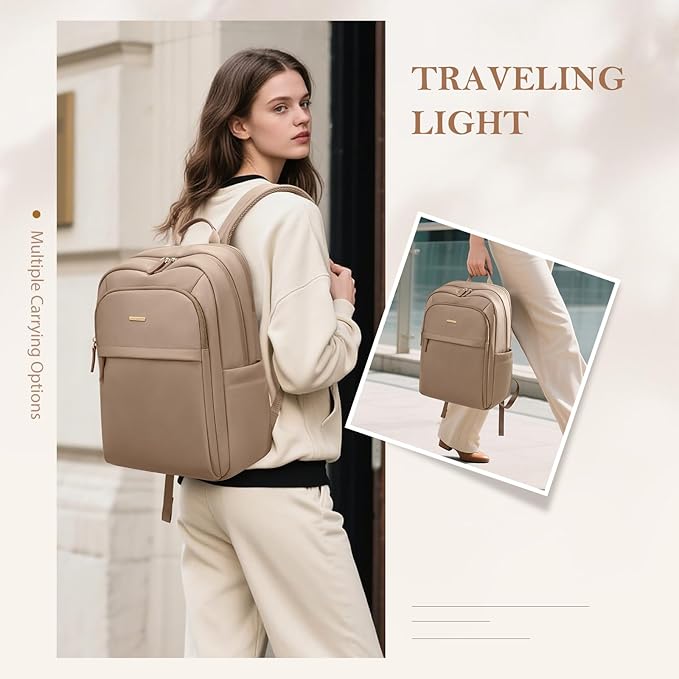 Travel Backpack for Women Personal Carry On Bag Business Weekender Hiking - Image 7