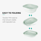 2 Pack Collapsible Wash Basin Set, Foldable Dish Tub, Small Medium Portable Sink - Image 6